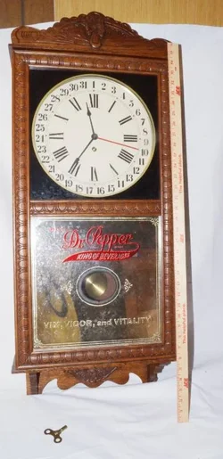 Really convincing Dr. Pepper Advertising clock (1980s) | NAWCC Forums