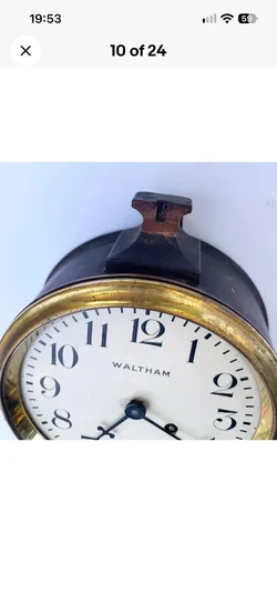 Mountable Mini Clock Waltham Mini Banjo Clock, 1927 | NAWCC Forums